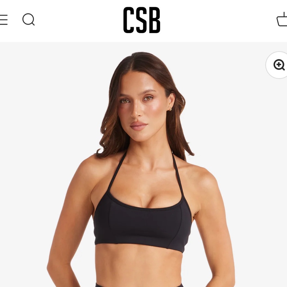 CSB SERENITY CONTOUR HALTER CROP